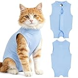 😺【Liberté De Mouvement】Cette combinaison de convalescence post-opératoire pour chats ne restreint ni la vision ni la liberté de mouvement de votre chat. Votre chat peut marcher, sauter, manger et utiliser sa litière normalement, réduisant considérablement l'anxiété et le stress post-opératoires. Cette combinaison est idéale pour les chats qui n'aiment pas les colliers ou les trouvent inconfortables.