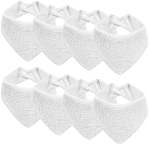 Kewlife gift Lätzchen Baby Musselin Dreieckstuch Baby Halstuch Verstellbare für Junge und Mädchen