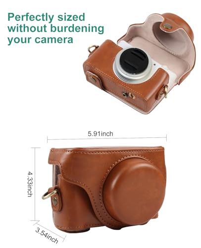Funda para cámara digital PULUZ para Sony ZV-1F marrón miniatura 6