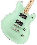 Fender Squier Contemporary Active Starcaster Electric Guitar, Surf Pearl, Maple Fingerboard, None Pickguard