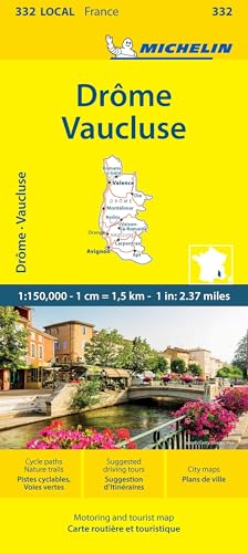 Michelin Local Map 332 - Drôme Vaucluse, France 2024
