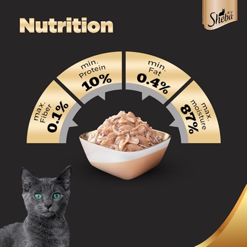 Image of Sheba Rich Premium Wet Cat Food , Fish with Sasami, 12 Pouches (12 x 35g)