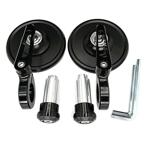 Retrovisores Moto extremo de mango 22mm para manillar de bicicleta de calle ajustable
