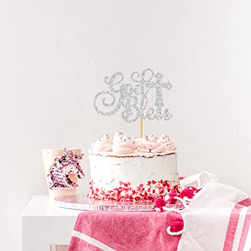 Webenison God Bless Cake Topper Silver Glitter First Communion Baby Shower Party Decorations Bless This Child #TOP2