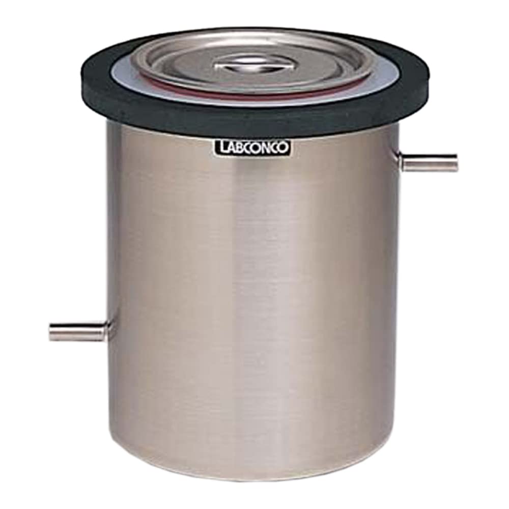 Labconco 7538200 Dry Ice Secondary Vacuum Trap, 9.75" Height x 7.8" Diameter, 1/2" OD Connection Type, 900ml Capacity