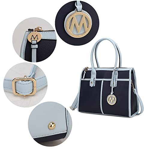 Bolso tipo Satchel MKF Collection para mujer, bolso cruzado y de mano con asas superiores, de Mia K miniatura 6