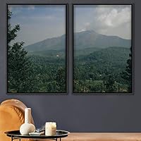 2 Piece Framed Canvas Wall Art Greenlands Canvas Prints Home Artwork Decoration for Living Room,Bedroom - 16