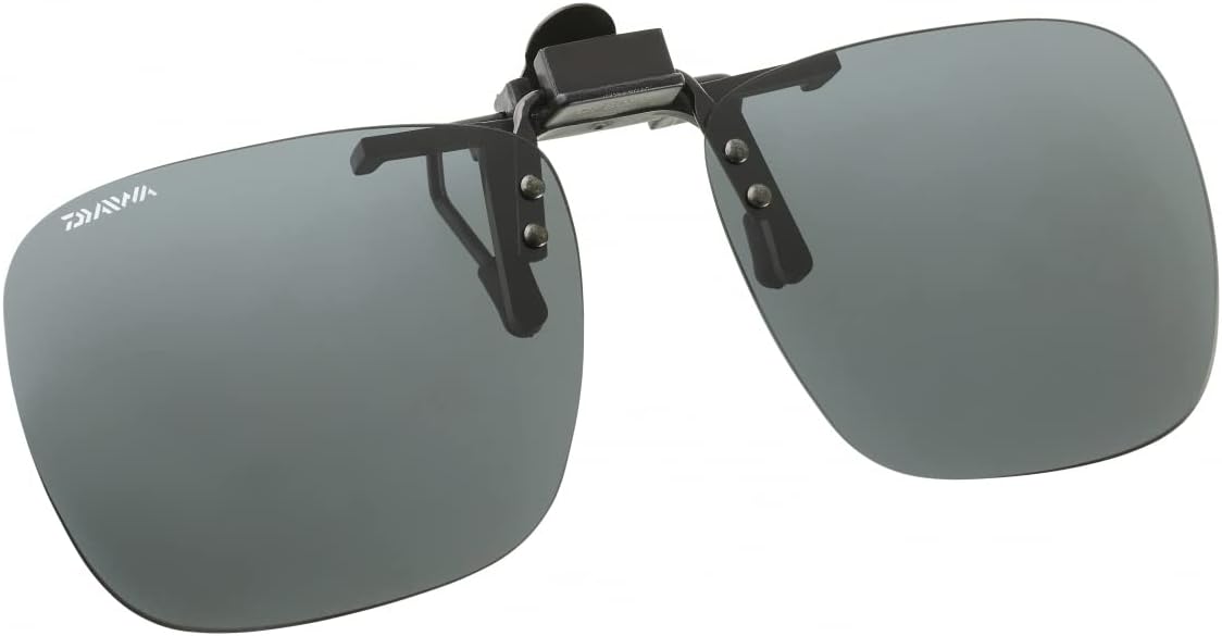 Daiwa Lunettes Clip Lunettes Polarisantes L Verre Gris - Verre Gris - DF808G - Equipement pour la peche sportive
