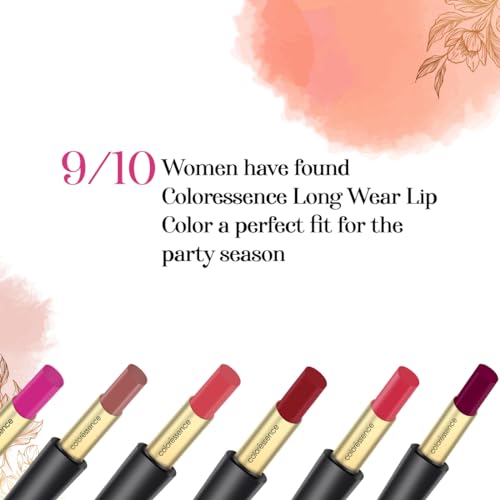 Image of Coloressence Intense Long Wear Lipstick, Classic Red, 3.3gm | Highly Pigmented | Matte Finish | Long Lasting | Waterproof | Non-Sticky