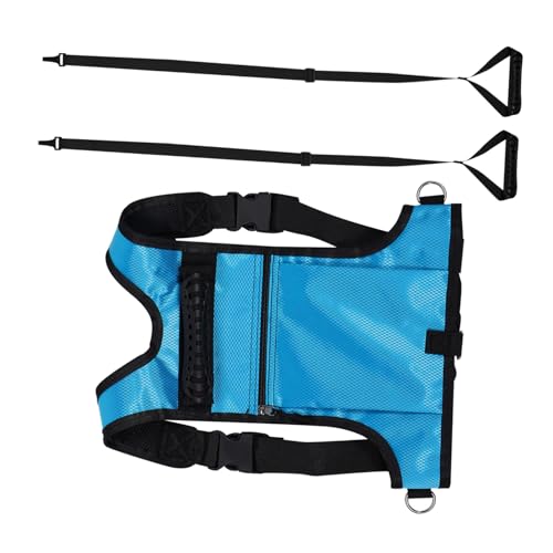 LIFKOME キッズスキー用メッシュハーネス 調節可能な 用スキートレーニングハーネス バックパック付き 牽引ロープ 初心者向け通気性トレー