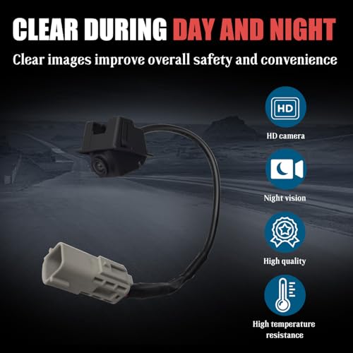 Image of RANSOTO 23205689 Rear View Backup Camera Compatible with Cadillac SRX 2010-2016 Park Assist Camera Replaces 15926122 20910350 22915398