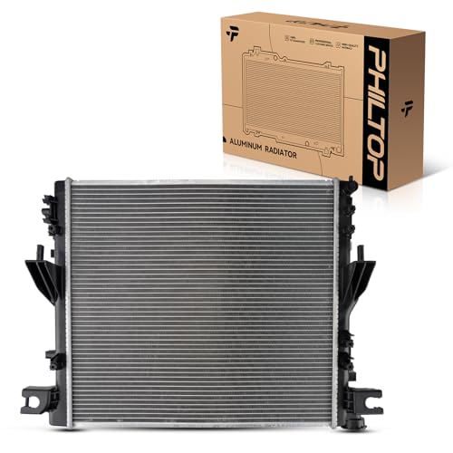 PHILTOP Radiators for 2007 2008 2009 2010 2011 2012 2013 2014 2015 2016 2017 Wrangler 2018 Wrangler JK 3.6L 3.8L Aluminum Core Cooling Radiator Replace CU2957