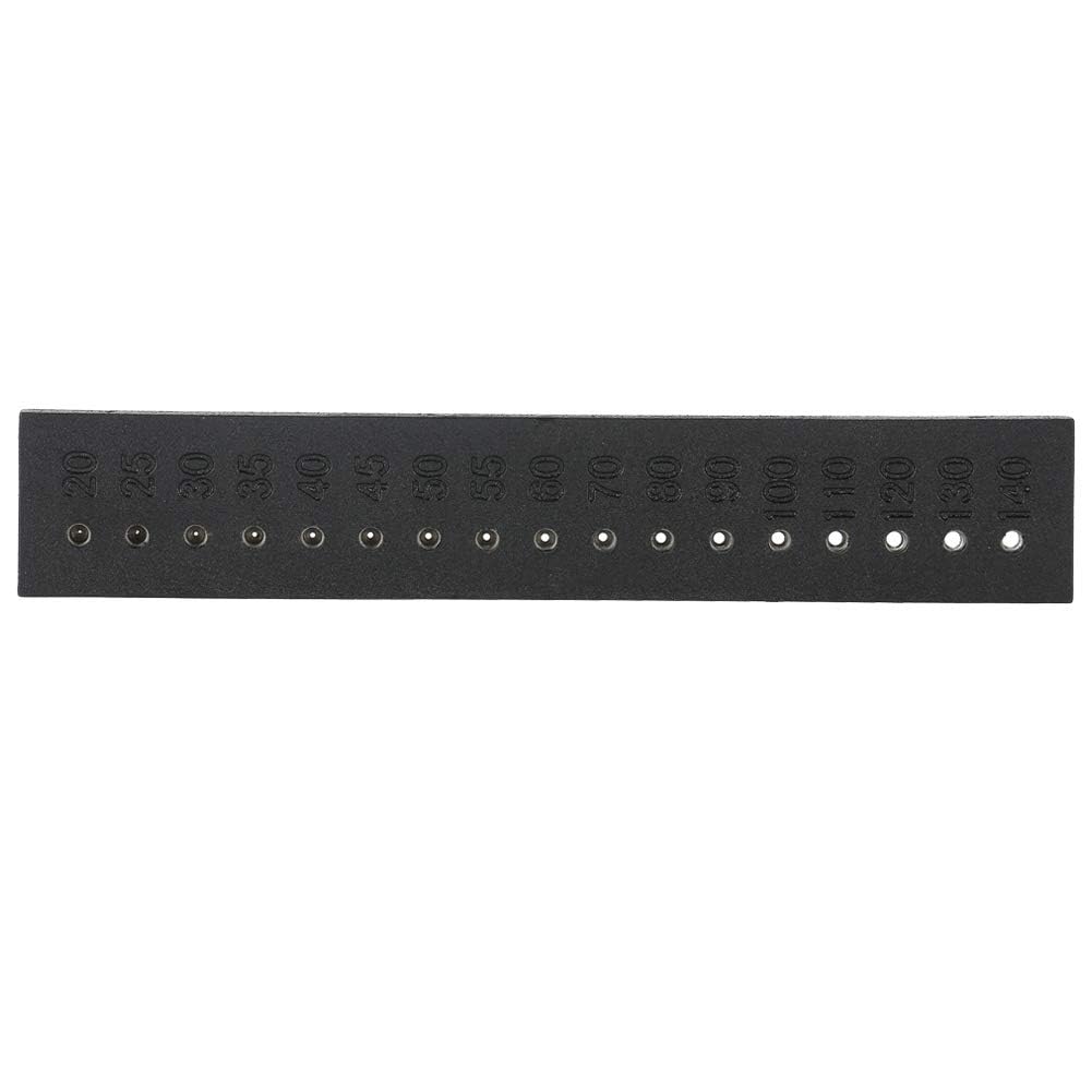 Échelle de mesure endodontique Gutta Percha Points Span Mesure Échelle Règle de mesure Outils dentaires Appareils de mesure endodontiques légers et durables