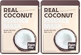 FARMSTAY Face Mask with Coconut Extract 23ml (Pack of 2)