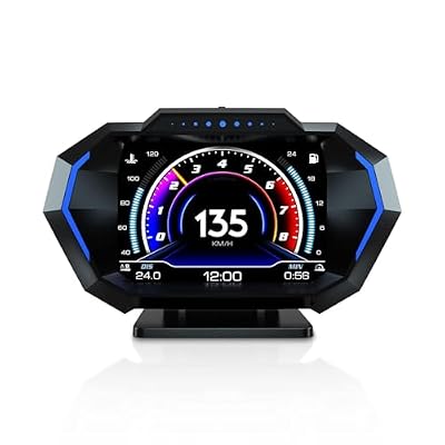 AMROOLOO Cars Heads Up Display, OBD2 + GPS + Modo de Medidor de Inclinación, Pantalla Multi-Idioma, MPH Cambiable y unidades KM/H del Velocímetro Para Todos los Coches | Ya disponible en tu tienda friki favorita! En mundofriki.es! AMROOLOO Cars Heads Up Display, OBD2 + GPS + Modo de Medidor de Inclinación, Pantalla Multi-Idioma, MPH Cambiable y unidades KM/H del Velocímetro Para Todos los Coches | Ya disponible en tu tienda friki favorita! En mundofriki.es!