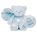 Jolitee My First Bear Stuffed Animal - Blue Plush Bear 10