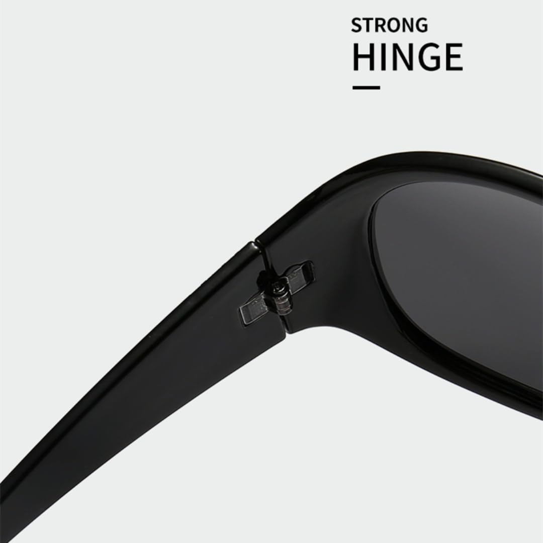 Lunettes de soleil polarisées tendance style streetwear hip-hop