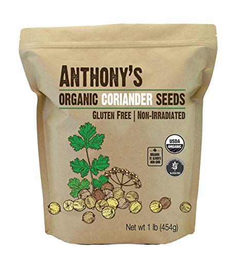Anthony's organic coriander seeds, 1 lb, gluten free, non gmo, no…