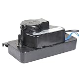 Beckett CL202UL Low Profile Condensate Pump with Safety Switch, 230V, 20 ft Max Lift, 145 GPH, Automatic On/Off Operation, Black