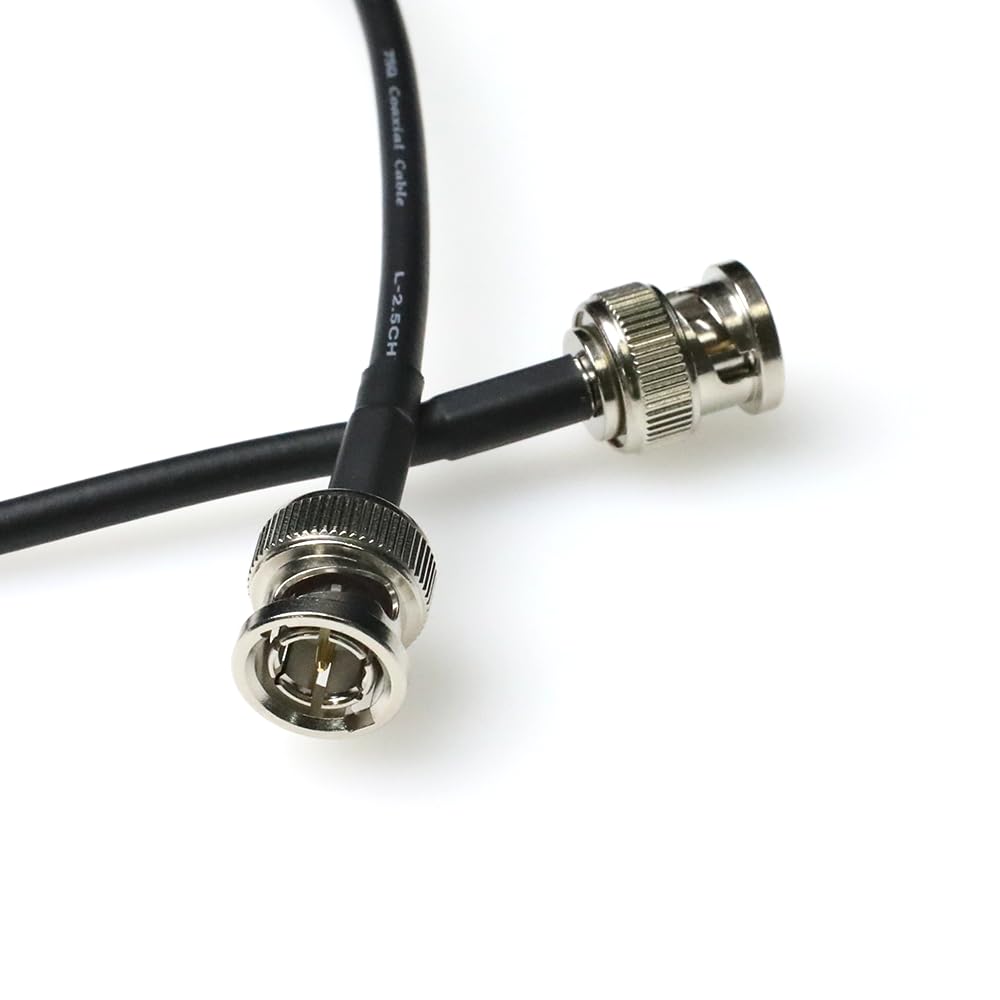 Alvin's Cables - Cable SDI 12G flexible, conectores BNC macho a macho para RED Komodo | Atomos Monitor, cable blindado de 75 ohmios para videocámara 4K, 50 cm