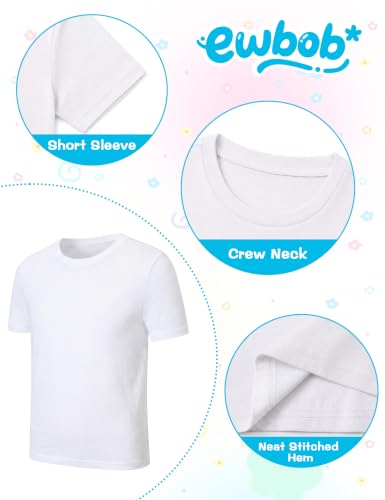 Image of Girls Cotton Long /Short Sleeve T Shirts Casual Classic Top 3-14Y