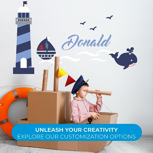 Vinilos Decorativos Ocean Whale 40"x23" Personalizados miniatura 2