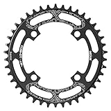 104mm BCD Narrow Wide Tooth Round Bicycle Chainring 40T 42T 44T 46T 48T 50T 52T CNC Machined Alloy Fits 8 to 12 Speed Chains (42T Round Chainring)