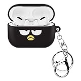 Compatible with AirPods Pro Case Key Ring Keychain Key Holder Hard PC Shell Strap Hole Cover - Face...