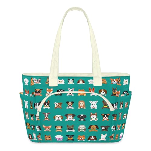 Sac fourre-tout matelassé léger pour femme avec motif animal mignon