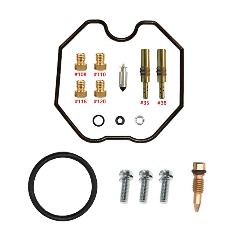 Kit carburateur CG150 Titan en laiton et nitrile haute résistance avec pointeau 16N00