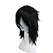 Alucard Cosplay Wig Xcoser Anime Hellsing Black Short Straight Hair for Men