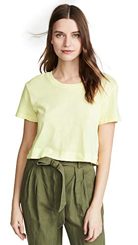 Splendid Women's 100% Cotton Crewneck Short Sleeve Crop T-Shirt