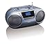 Produktbild Lenco DAB+/FM tragbares Radio SCD-680 mit CD/MP3 Player, Kassettenspieler und USB Anschluss, MP3, PLL FM Radio mit RDS, AUX-Eingang, Kopfhörerbuchse