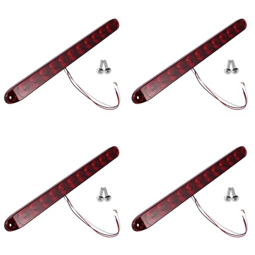 Barre de lampe de remorque 11 LED rouge pour signalisation de camion et stationnement