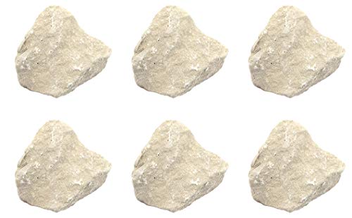 Image of EISCO 6PK Raw Limestone Chalk, Sedimentary Rock Specimens - Approx. 1 inch - Geologist Selected & Hand Processed - Great for Science Classrooms - Class Pack Labs
