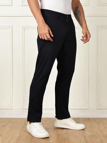 Image of Thomas Scott Men's | Solid | Regular Fit | Premiun Cotton | 4 Pocket | Formal wear Trouser | Casual Chino | Pants for Men