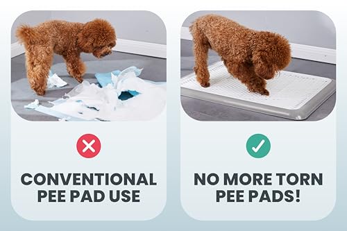 Pet Awesome Dog Potty Tray/Puppy Pee Pad Holder 25 Inchx20 Inch Indoor Wee Training For Small And Medium Dogs thumb #4
