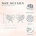 925 Sterling Silver Tennis Racket Earrings Stud Racquet Jewelry Gifts for Women Players Lovers