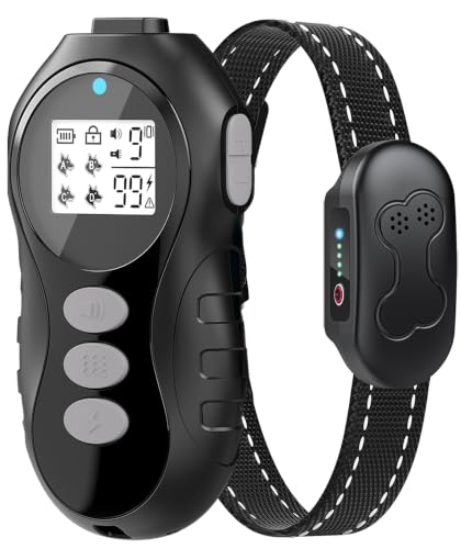 Dog Shock Collar with Remote Control, IXP7 Waterproof Dog Training Collar