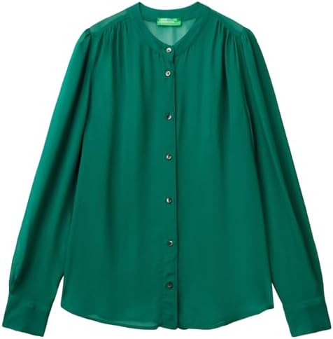 United Colors of Benetton Damen 5tdedq09k Hemd, Rosa, Large