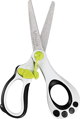 Maped Koopy Spring-Assisted Educational Scissors, Kids, 5 Inch, Blunt Tip, Right Handed Use (470249)