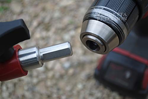 Vendetta Precision Ice Auger Adapter - Stainless Steel - Strikemaster/Mora/Lazer/Eskimo