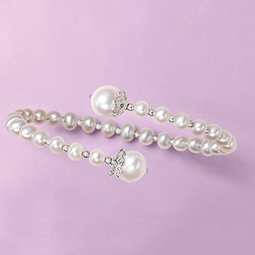 Ross-Simons 4-9Mm Cultured Pearl Wrap Bracelet In Sterling Silver. 7 Inches #TOP3