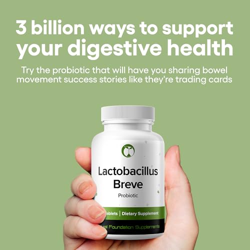 Image of Lactobacillus Breve Probiotic 240 Tablets (4 Month Supply) - Researched Strain - 3 Billion CFU - Digestive Health & Gut Comfort - GMP Certified (240, Lactobacillus Breve)