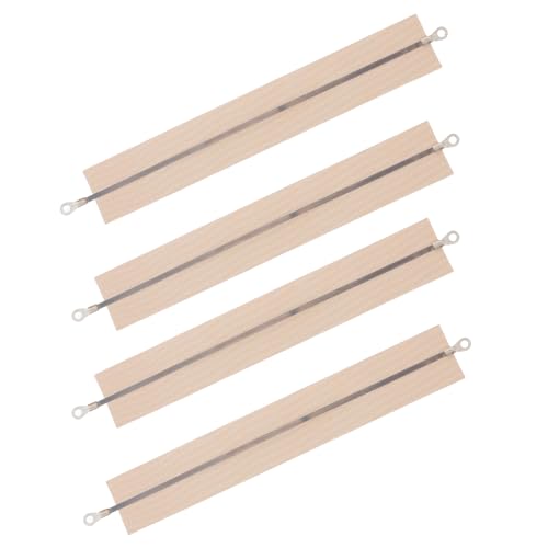 OFFSCH Kit Reparación 4 Piezas Elemento Calefactor para Selladora Bolsas 24 Cm X 3 Mm Tira Aislante Térmica para Máquina Selladora de Plástico Uso Industrial Hogar