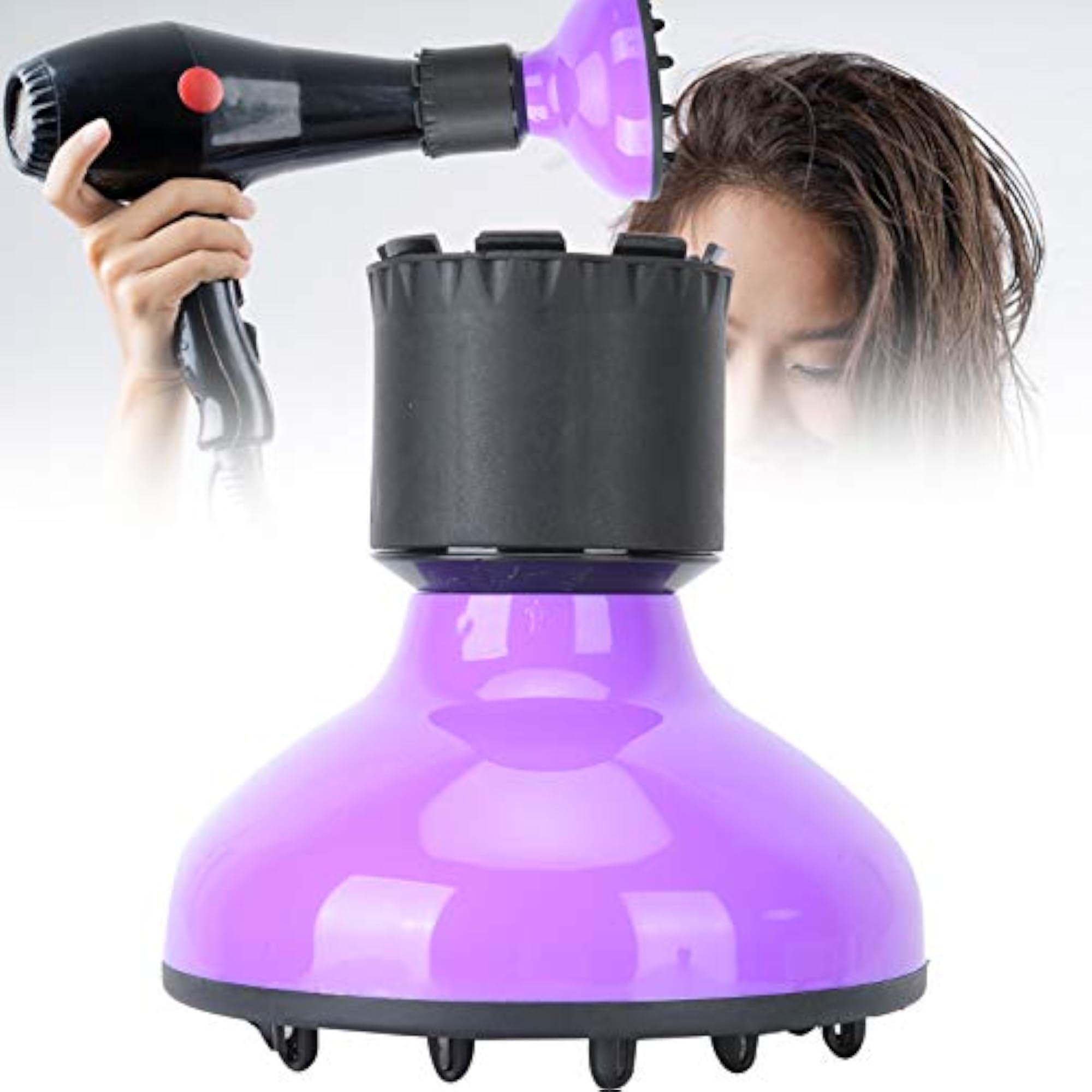 Universal Rubber Hair Diffuser Attachment