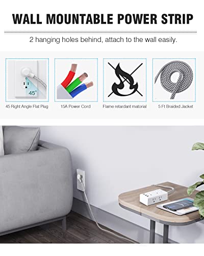 One Beat OB6W3C Power Strip Surge Protector thumb #7