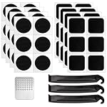 Keratobleem Kit Repara Pinchazos Bicicleta [52 in ...: 【Conception Légère et Compacte】 Conçu pour être léger et facile à transporter, ce kit de réparation de pneus de vélo ne prendra que peu de place dans votre sac de selle ou votre poche arrière de maillot. Parfait pour les cyclistes qui veulent être pr...