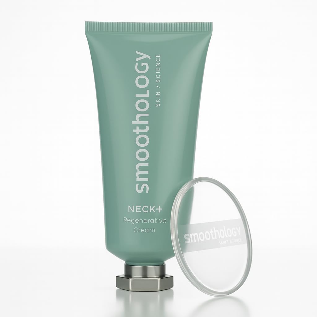 NECK+ Regenerative Cream, Collagen Boosting Neck Cream, Firms,Tightens, Lifts, with Peptides & Growth Factor Complex, Gentle on Skin,Clinically Tested, 0.5 fl oz (Applicator Bundle)