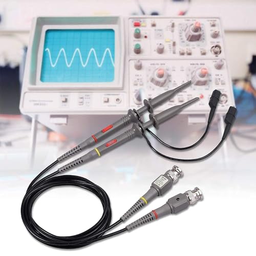 Image of Universal Oscilloscope Probe with Accessories Kit 100MHz Oscilloscope Clip Probes with BNC to Minigrabber Test Lead Kit(Oscilloscope Clip Probes Single-1)